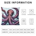 thumbnail image 5 of Octopus Tentacles Print Corduroy Throw Pillow Covers Soft Square Throw Pillow Case Home Decorations for Bed Sofa Living Room, 5 of 5