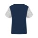 thumbnail image 5 of ICHUANYI Clearance Women Fashion Summer Sexy Fold Printed Regular Women Short Sleeves V Neck Button Top(Dark Blue, S) ICHUANYI WER2023081015188, 5 of 5