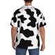 thumbnail image 3 of Balery Milk Cow Camisa Casual de Manga Corta con Botones para Hombre, Texturizada, Estilo Cubano, para Playa, Verano-3X-Large, 3 of 5