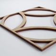 thumbnail image 4 of Ekena Millwork 7 3/8"W x 7 3/8"H x 1/4"T Extra Small Crosby Decorative Fretwork Wood Wall Panels, Hickory, 4 of 14