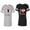 Men Heather / Women Black, variant on I Love My Husband Wife Unisex Couple Matching Cotton Jersey style T-Shirt Contrasting stripes on sleeves (Men Heather / Women Black) (Men S / Women S)