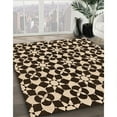 thumbnail image 2 of Ahgly Company Indoor Rectangle Patterned Black Bean Brown Area Rugs, 7' x 10', 2 of 6