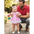 thumbnail image 3 of BemeyourBBs Western Baby Girl Summer Clothes Cowgirl Outfit Romper Dress Cute Cow Spot Print Bow Tie Ruffle Lace Trim Cami Jumpsuit Playsuit Hedband, 3 of 9