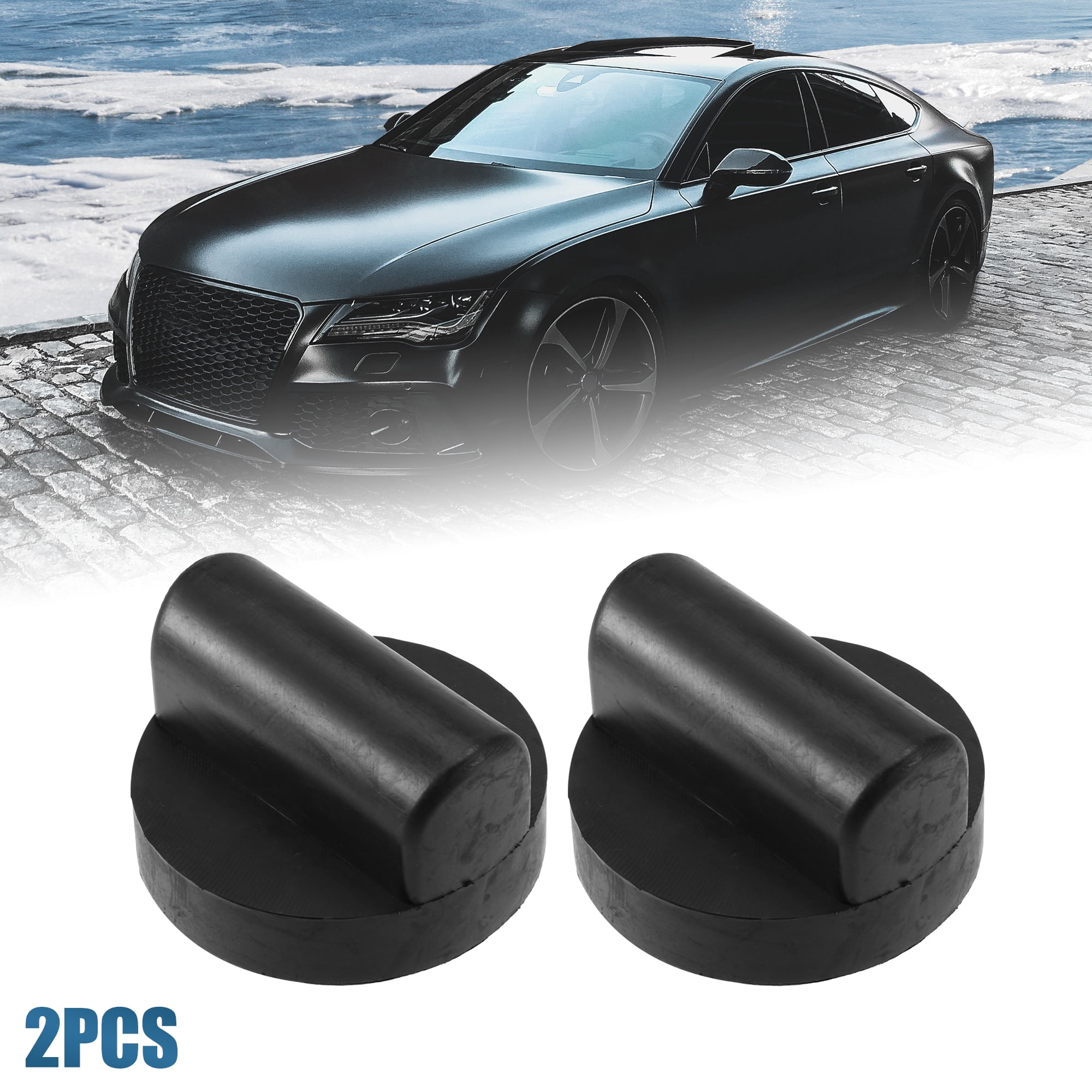 Unique Bargains 2 Pcs Rubber Jack Puck Jacking Lift Pad Adapter for Audi TT RS R8 A6