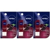 Pack of (3) Nivea Blackberry Lip Care, 0.17 oz