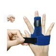 thumbnail image 5 of Férula de dedo con 2 gatillos, férula de dedo ajustable para dedo deformado y nudillo de dedo fracturado roto, para aliviar el bloqueo, el clic, la flexión y la rigidez de los dedos. oso de fresa Electrónica, 5 of 5