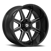 Gear Off Road 762BM PIVOT 762BM-2128744 20X12 8X170 (-44) G/A 762BM Pivot (HB 125.2) Gloss Black with Milled Spoke Accents & Lip Logo A259011