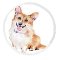 thumbnail image 1 of Toalla de playa ABPHQTO Pembroke Welsh Corgi con borlas 150 cm de diámetro, 1 of 1