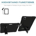 thumbnail image 4 of Case for iPad Pro 11 2020, Slim Duty Drop Proof Shockproof Protective Impact Resistant Armor Cover with Kickstand and Pencil Holder for Apple iPad Pro 11 Inch 2nd Generation (Black), 4 of 7