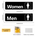 thumbnail image 3 of Letrero de baño, etiqueta de PVC para baño para mujeres y hombres, 3 of 4