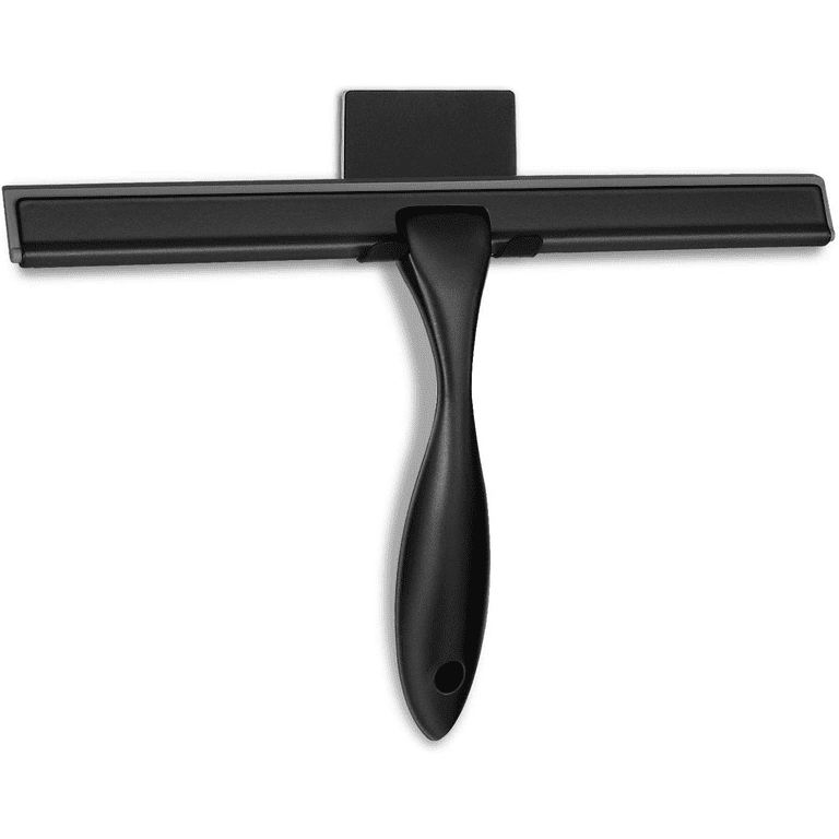 Black 15cm 6in Window Squeegee All Purpose Squeegee for Glass Shower Doors,  Car Window, Home Mirrors, Bathroom Cleaner Wiper Accessory(6in/15cm