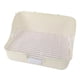 thumbnail image 2 of Jaula para mascotas con cajón para caja de arena para conejos, rectangular, para interiores, con esquina blanco, 2 of 9