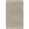 thumbnail image 2 of Hauteloom Desma Wool Living Room, Bedroom Area Rug - Traditional, Transitional - Light Gray, Medium Gray, Dark Red - 5' x 7'6", 2 of 7