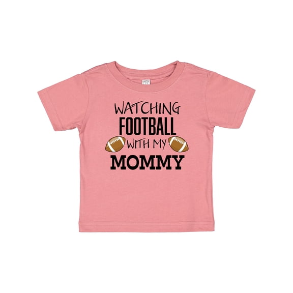 Inktastic Watching Football with My Mommy Boys or Girls Baby T-Shirt
