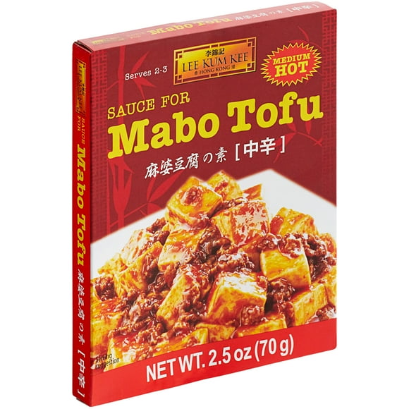 Lee Kum Kee Sauce Mabo Tofu Sichuanaise Moyennement Piquante 2.5 oz. - 36/caisse