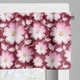 thumbnail image 5 of Ambesonne East Valance & Curtain, Romantic Floral Pattern, 55"x45", Pink Yellow Maroon, 5 of 6