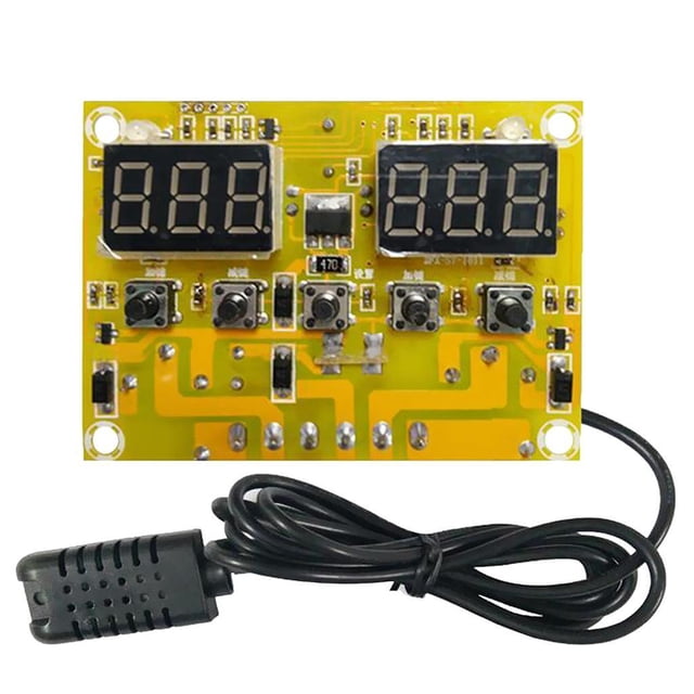 Controlador digital de temperatura y humedad Sharpla Termostato Higrotermostato 12V Control de humedad de la temperatura