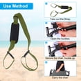 thumbnail image 4 of Uxcell 2Pcs Carrying Beach Chair Straps Adjustable Beach Chair Straps Dark Green, 4 of 7