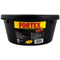 FORTEX-FORTIFLEX CR-20 Feeder Pan, 2 qt Volume, Rubber