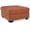 Spice Orange, variant on Signature Design by Ashley Aviemore Oversized Stone Gray Accent Ottoman - Large Square Ottoman with Firm Cushioning