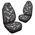 thumbnail image 3 of POLERO Car Seat Cover, Silver Dragonfly Print Auto Seat Protector Breathable Front Seat Cover Set, SUV/Truck/Van/Car Universal Seat Covers, Set of 2, 3 of 7