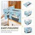 thumbnail image 2 of Yayeee Collapsible Cube Storage Bin with Lid Fabric Closet Decorative Basket with Handles, Pirate Animals, 2 of 7