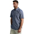 thumbnail image 4 of Chaps Men's Short Sleeve Stretch Woven Shirt, Sizes XS-4XB, 4 of 4