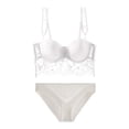 thumbnail image 1 of Conjunto de lencería Sexy Gibobby ropa interior francesa Tirantes de encaje Push Up, 1 of 4