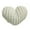 A001- Style A, variant on Decorative Throw Pillow, Heart Shaped Pillow, Striped Throw Pillow, Pillow for Couch, Plush Red 12X10 Inch Heart Cushion Ideal As Cozy Sofa Accent for Couple Daily Use, Wedding