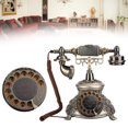 thumbnail image 2 of Ccdes Turntable Telephone,MS-5700D Resin Classical Vintage Turntable Dial Antique Rotation European Telephone,VintageTelephone, 2 of 8
