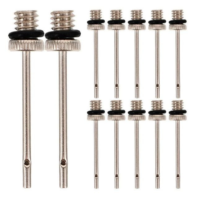 KAKOWELY 15pcs Football Air Pump Needle Metal Inflation Needles Multi-Function Ball Needle Sports Ball Inflator Tool for Soccer Volleyball Basketball Pump