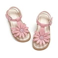 thumbnail image 1 of Kiderence Toddler Girls Slides Sandals Kids Sandals Little Girls Shoes Toddler （FK681 Pink - 6M）, 1 of 7