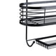 thumbnail image 5 of Estante Organizador Colgante Extra Amplio con 3 Niveles Organizador Para Regadera Negro Mate Acento, 5 of 9