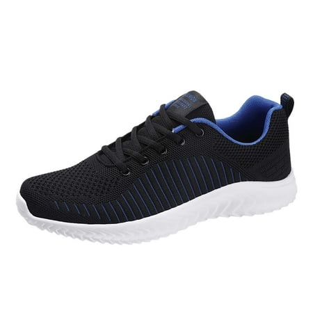 

Eashery Mens Casual Shoes Sneakers Shoes for Men Running Shoe Mens Trail Air Fashion Sport Man Men s Basketball Walking Casual Hiking Male Black White Blue Size Runner Breathable Blue 10.5