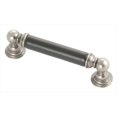 thumbnail image 1 of 96mm Gaslight Black Nickel Vibed With Black Cabinet Pull, 1 of 1