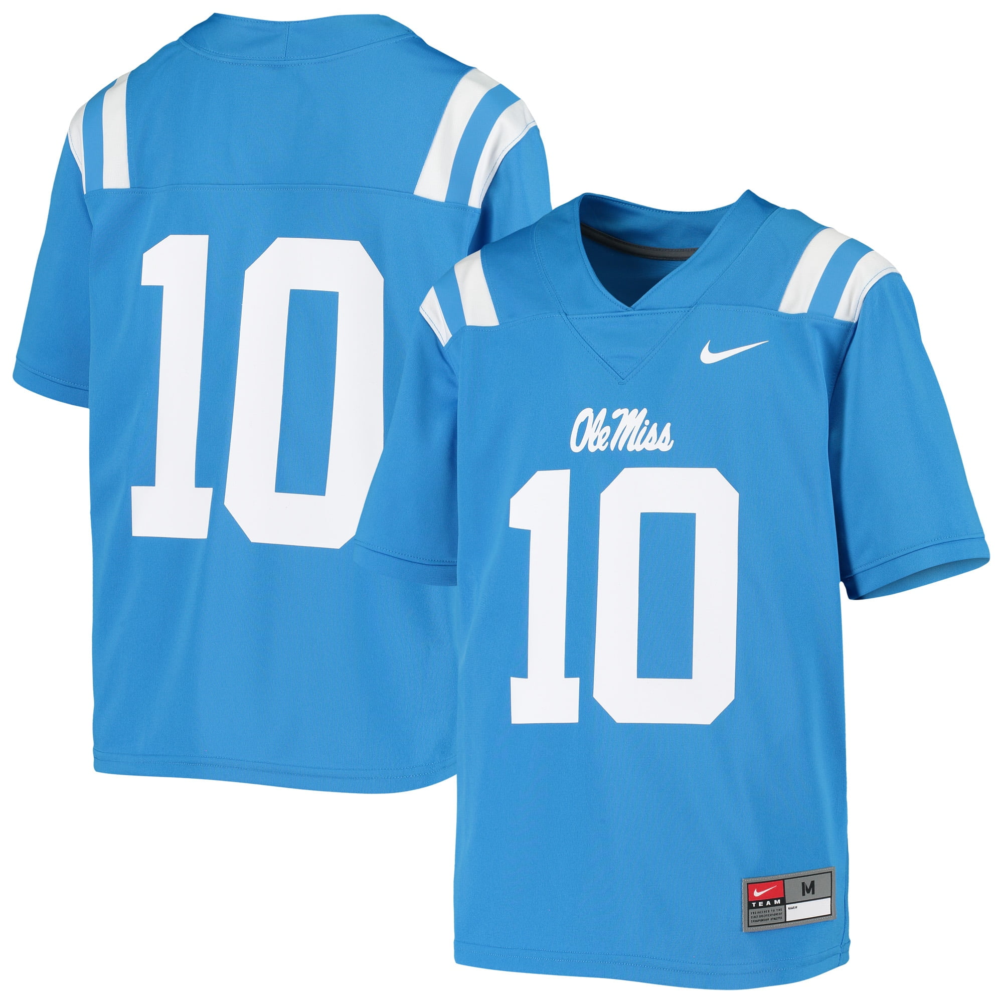 ole miss baby blue football jersey