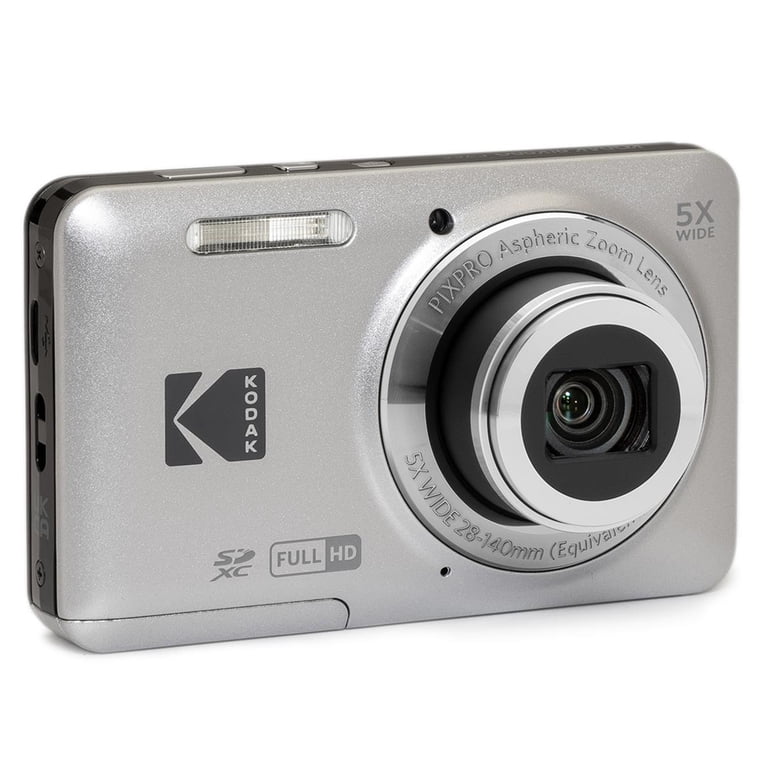 Kodak PIXPRO FZ55 Friendly Zoom Digital Camera, Silver - Walmart.com