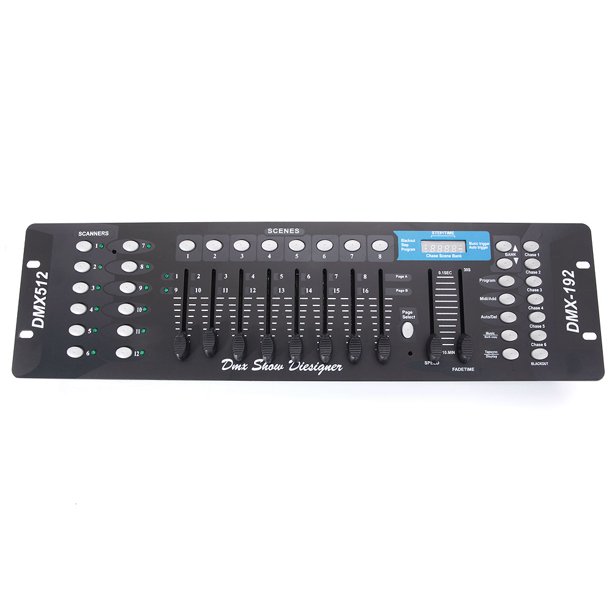 FeelGlad AC 100240V 192CH DMX512 DJ LED Stage Light Controller Programmable Stage Lighting