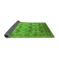 thumbnail image 2 of Ahgly Company Indoor Round Oriental Green Industrial Area Rugs, 5' Round, 2 of 4