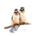 thumbnail image 2 of Shefranov, Olga 26x32 White Modern Wood Framed Museum Art Print Titled - Bird Buds, 2 of 4