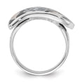 thumbnail image 2 of Sterling Silver Mother of Pearl & Simulated Stone Ring QR4307, 2 of 5