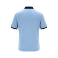 thumbnail image 4 of Camiseta Casual de Manga Corta con Cuello Tripulado 100% de Poliéster Lavable a la Máquina de Manga Larga Camisetas de Trabajo Al Aire Libre de Color Sólido para Hombres, 4 of 7