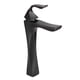 thumbnail image 5 of Grifo de agua para lavabo de un solo orificio para baño doméstico de cobre, grifo de agua mezcladora fría y caliente, negro, 5 of 8