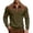 A-Army Green964, variant on Mens Polo Shirts Elbow Patch Contrast Panel Quarter Zip Long Sleeve Shirts Classic Fit Work Wear Office Tops