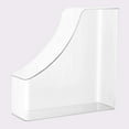 thumbnail image 4 of Acrylic Magazine File Holder - A4 Vertical Document Organizer with Handle for Desk, Clear File Rack for Home, Office, and School, 4 of 8