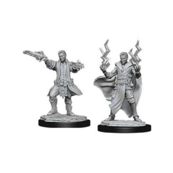 WizKids WZK90053 D&D Nolzurs Marvelous Unpainted Miniatures Male Human Sorcerer Wave 12 Figure