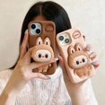 thumbnail image 2 of Nuevas fundas para teléfono móvil Kawaii Labubu con dibujos animados de Sanrio, lindas para iPhone 15promax, funda para iPhone 13pro 14pro, antideslizantes para iPhone 15pro, 2 of 5