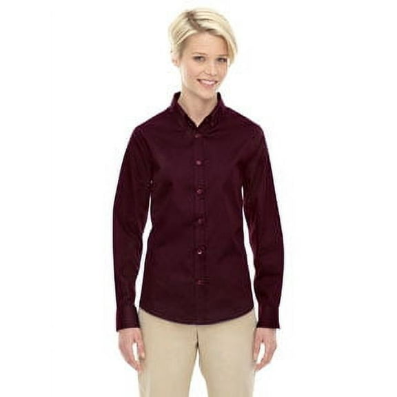 Core365 78193 Women's Operate Long Sleeve Twill Shirt