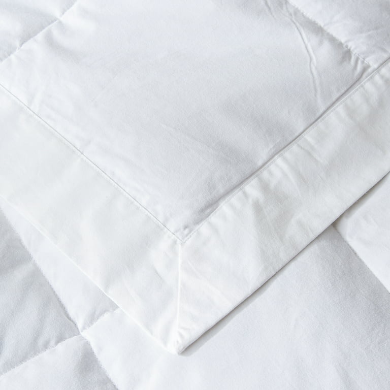 Dropship Lightweight Down Comforter King Size Summer Cooling Down Blanket  All Season Duvet Insert White Fluffy Comforter 100% Cotton Cover With 8  Corner Tabs to Sell Online at a Lower Price