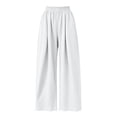 thumbnail image 5 of Atkumj Wide Leg Sweatpants Women with Side Pockets Elastic Waist Loose Pants Casual Solid Color Palazzo Pants for Women for Fall Winter L, 5 of 10